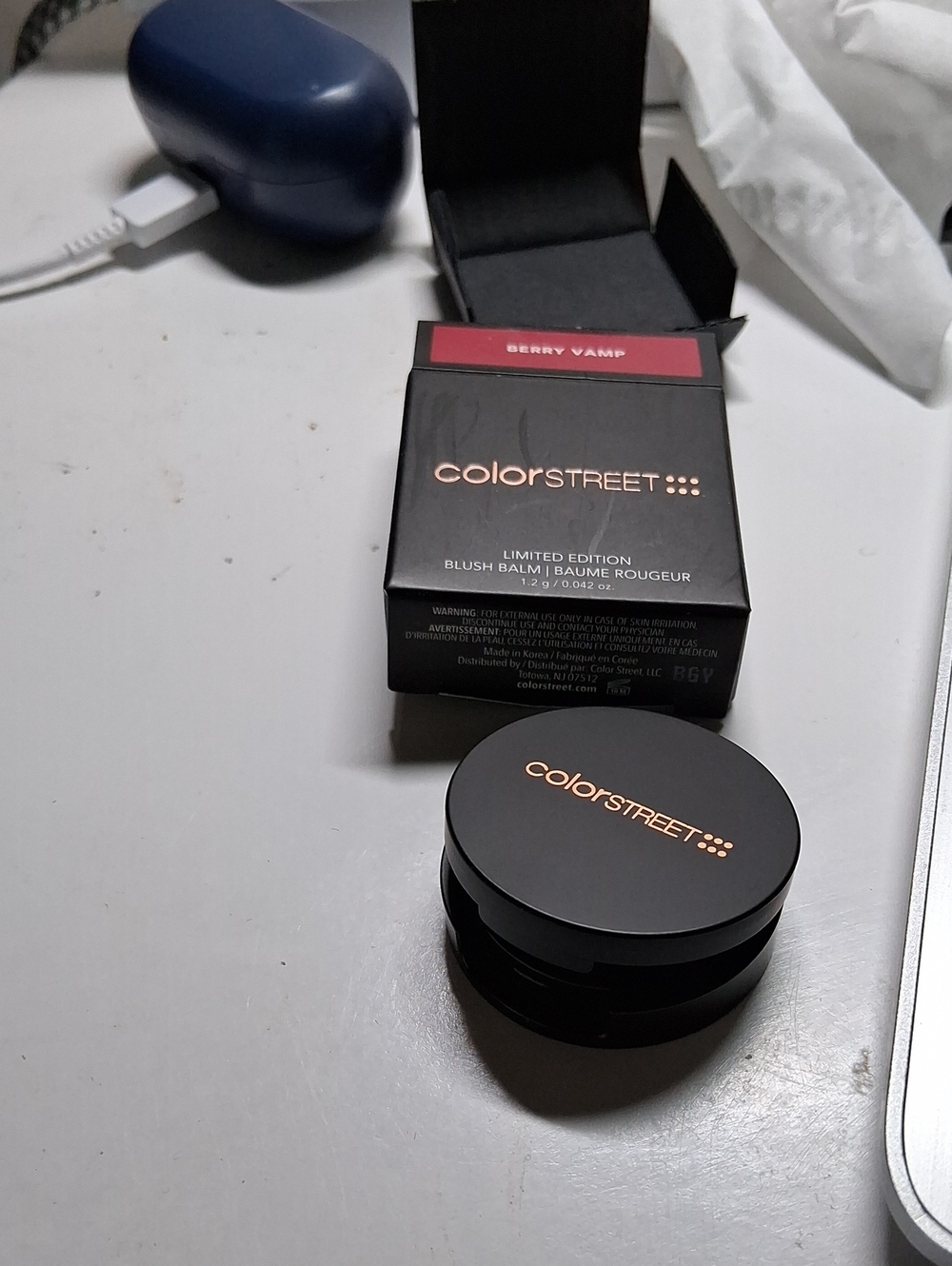 Color Street Berry Vamp Blush Balm —NIB